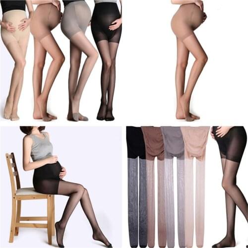 Summer Maternity Ultra ThinTights Stockings Pregnant Women Pregnancy Pantyhose Adjustable High Elastic Leggings