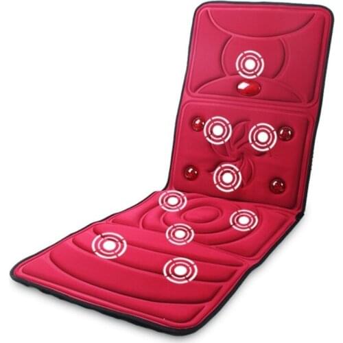 Multifunctional electric massage mattress heated the elderly equipment full-body massage cushion household
