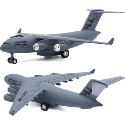 Electronic Sound & Light C-17 C17 air force transport aircraft Alloy model Military enthusiast airplane plane collection model