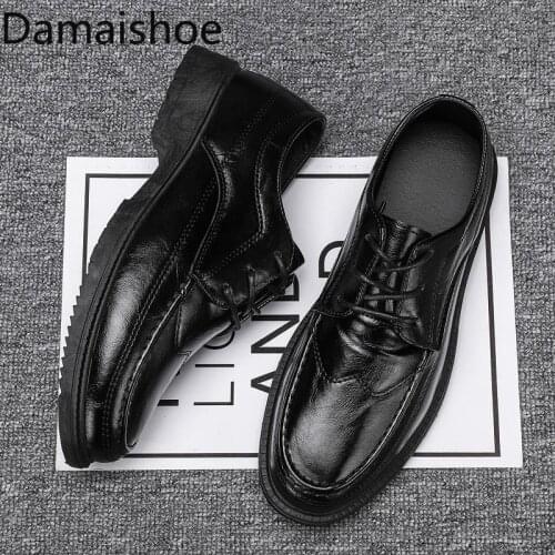 Mens Shoes Casual Leather Shoes All Black Waterproof Non-Slip Chef Work Shoes Kitchen Walking Black Shoe Deodorant Men Shoes