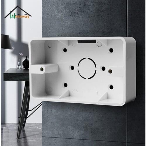 118 Type Wall Surface Mounting BOX for Installation Hole Spacing 86MM Switch Plug Thermostat Accessories