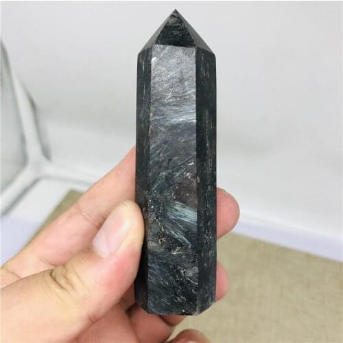 Natural astrophyllite Obelisk Crystal Wand Point Healing