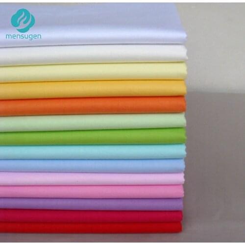 Freely Choose 40cm*50cm 14pcs Plain Solid Cotton Fabric For Sewing Quilting Patchwork Textile Tilda Doll Body Cloth