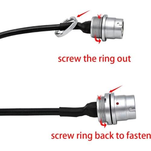 U-283/U 6 pin plug turn to kenwod socket adapter for AN/PRC 152 / PRC 148 Harris dummy radio case walkie-talkie DIY connector