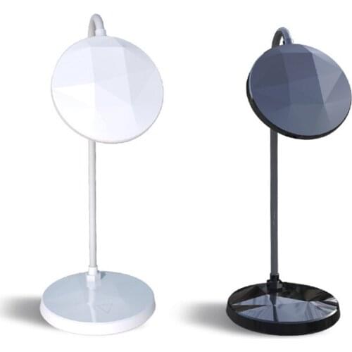 1pcs Creative Rechargeable Stand Desk Lamp Touch 3 Modes Dimming USB Charging Study Light LED Table Lamp for Home Office