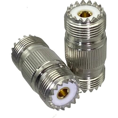 UHF female SO-239 to SO239 female jack in series RF coaxial adapter connector