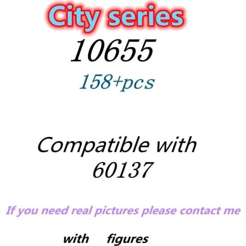 158pcs 10655 Building Block Toy City Series 60137 Assembled Building Block Childrens Toy Gifts