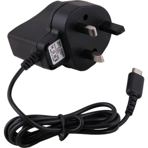 20PCS UK Plug Accessories for nintendo console Travel AC Charger Adapter for NDSL Adapter fire ox cow Power charging adapter