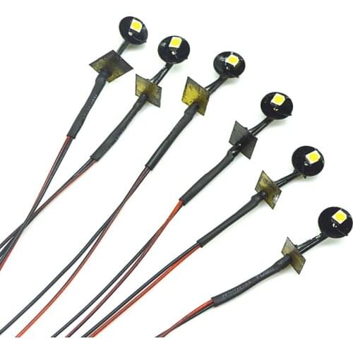 20pcs 1.7cm model short lamppost garden light toys scale miniature architectural patio lamps for diorama garden street scene