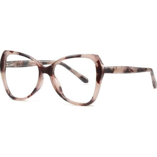 2020 large-frame anti-blue-ray flat mirror TR90 spectacle frame CP spring pin mirror optical frame anti blue blocking glasses