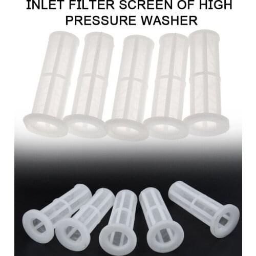 5PCS 7.8x3.5x2.5cm Plastic Transparent High Pressure Filters Washer Water Filter Net Suitable For Karcher K2-K7 Series