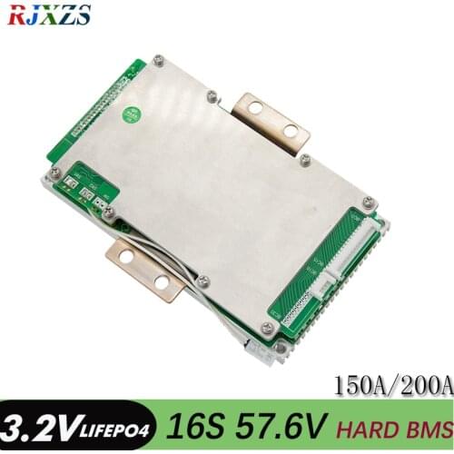 BMS 48V 16S 200A 120A/200A New LiFePO4 Large High Current BMS PCM For Electric Car Vehicles
