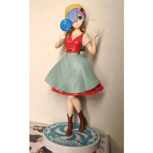 Promotional price Japanese original Re:Zero Kara Hajimeru Isekai Seikatsu Rem Candy ver PVC Doll Figure Collectible Figurine