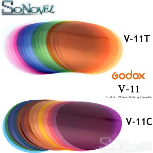 Godox V-11C V11C or V-11T V11T Color Filters for AK-R16 or AK-R1 Compatible Godox V1 Series Speedlite Flash
