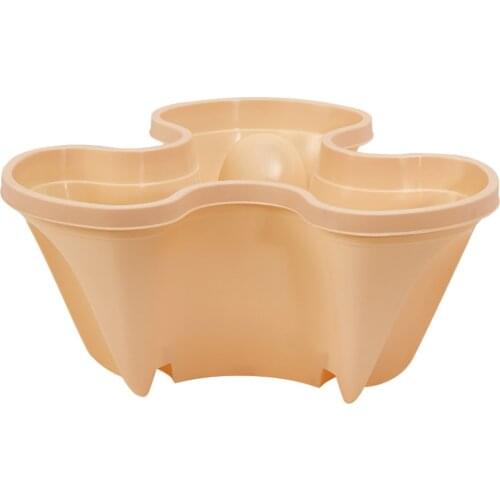 Cultivation Pot PP Three-dimensional Three-petal Flowerpot DIY PP Garden Accessories Stackable Multi-layered Strawberry Planter