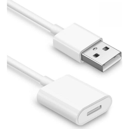 MaleTo Fmale Extension USB Cable Charger Wire for Apple Pencil Adapter Charging Cable Cord for IPad Pro Touchscreen Stylus Pen
