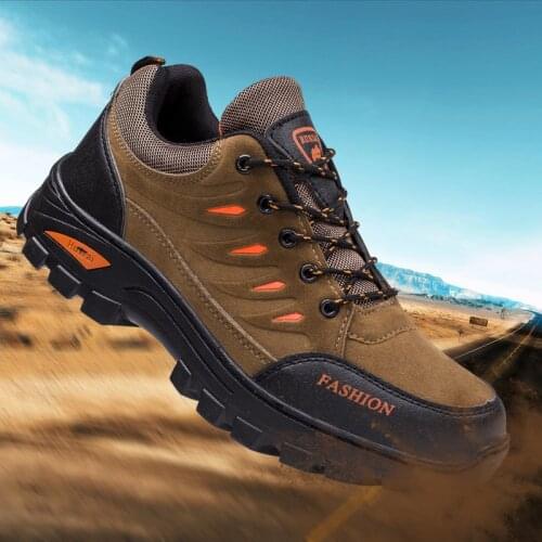 [new Autumn Season of 2021] Mens Outdoor Hiking Shoes Mens Non-slip Shoes Low-top Hiking Shoes Mens Shoes Hiking Shoes