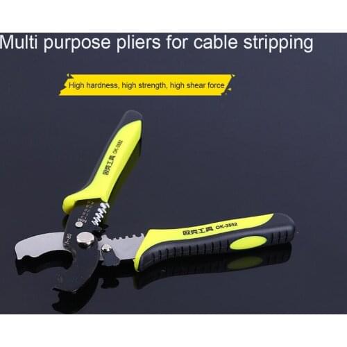 Crimper Cable Cutter Automatic Wire Stripper Multifunctional Stripping Tools Crimping Pliers Terminal Tool For Cable Cutting