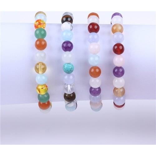 Wholesale 8mm stone bracelet jewelry beads