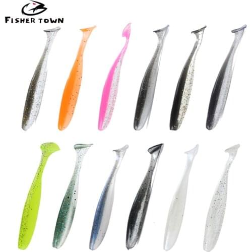 10pcs/Lot Soft Lures Silicone Bait 75mm 2g Goods For Fishing Sea Fishing Pva Swimbait Wobblers Artificial Tackle