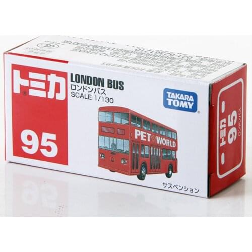 Takara Tomy Tomica 1/130 London Bus Metal Diecast Model Toy Car New in Box #95