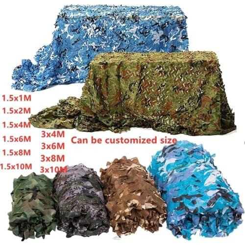 Military camouflage net, suitable for camping, shooting, hunting, military theme party decoration and sunshading, seven colors