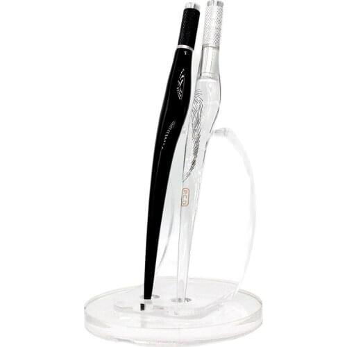 10PCS Single Sided Microblading Hand Tool Acrylic with Individually Packaging Microblading Handle