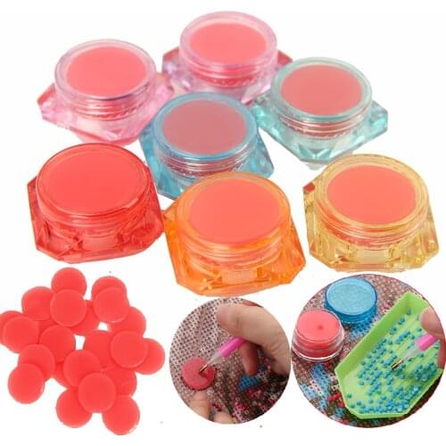 20/10/5/3pcs Box Glue Clay Tool Diamond Painting Accessories Nouveaute Point Sticking DIY Crafts Round Drill Pen Box Label Paper