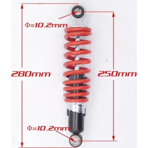 250mm Rear Suspension Shock Absorber Fit For China 50cc 90cc 70cc 125cc kids Mini atv quad bike go kart scooter golf cart parts