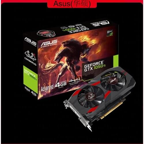 ASUS CERBERUS-GTX1050TI-A4G Graphics Card ASUS Cerberus GeForce® GTX 1050 Ti Advanced Edition 4GB GDDR5 Gaming Video Card