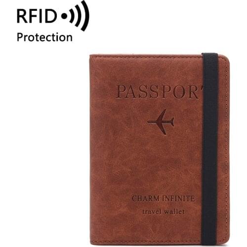 2020 RFID Multifunction Elastic Band Travel Passport Cover Wallet Unisex Business Credit Card Wallet Organizer Drop Shipping