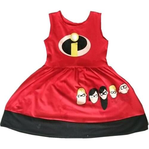 Cosply Girls Dress Up Princess Inspired Christmas Gift Everyday Wear Incredibles Kids Toddler Party