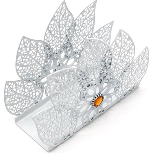 Metal Napkin Holder Paper Dispenser Tissue Rack Home Party Dining Table Decor Drop Shipping