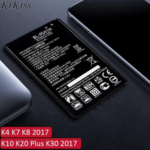 For LG K10 K20 Plus K30 K4 K7 K8 2017 F670L F670K F670 K420N LTE Q10 K420 Battery BL 45A1H BL-45A1H BL-46ZH BL-46G1F BL-45F1F