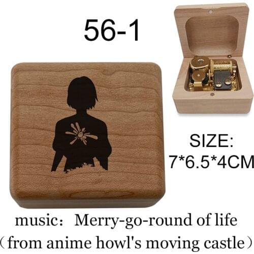 Howls Moving Castle Merry Go Round of Life Music Box Mechanism Box Gift for girlfriend wife girls Christmas birthday new year