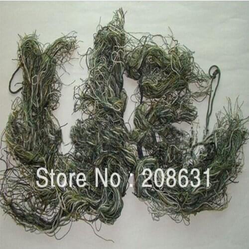 Elastic Synthetic Fiber Camo Wrap for Ghillie Paintball Airsoft Rifle Camoflauge Hunting Accessories free shipping