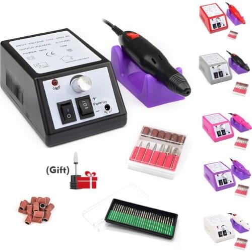 Electric Nail Drill Machine Professional Milling Machine For Manicure Pedicure Files Tools Kit Nail Polisher For Home and Salon