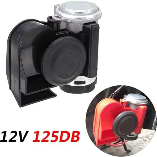 Car Motorcycle Air Loud Motorbike Horn 12V Super Loud Truck Horns Truck Yacht Boat Compact Dual Tone Electric Pump