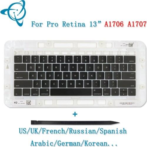 ShenYan A1706 A1707 Keyboard Keys Keycap for Apple Macbook Pro Retina 13" 15" Laptop A1706 A1707 Key Cap 2016 2017 Year