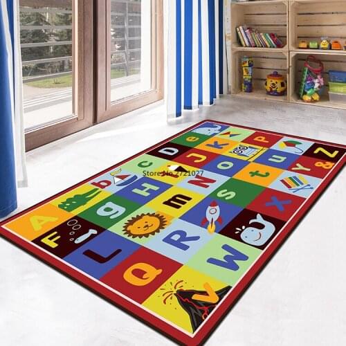 Living Room Carpet, Bedside Carpet, Childrens Carpet, Kindergarten Crawling Carpet Floor Mat, Machine Washable Custom Floor Mat