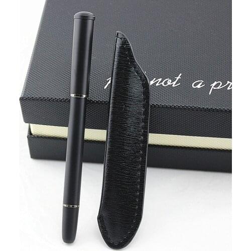 Luxury metal pen stationery office supplies business gifts signed pen advertising gift Pen wholesale Creative leather pencil bag