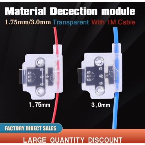 SANBrother 3D Printer Parts Material detection module for Lerdge Board 1.75mm filament detecting module monitor sensor