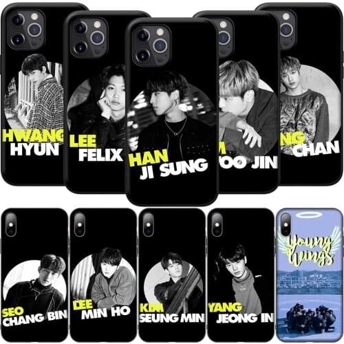GX237 Stray Kids Woojin Chan Changbin Silicone Soft Case for iPhone 12 Mini 11 Pro XS Max XR X 8 7 6 6S Plus 5 5S SE 2020
