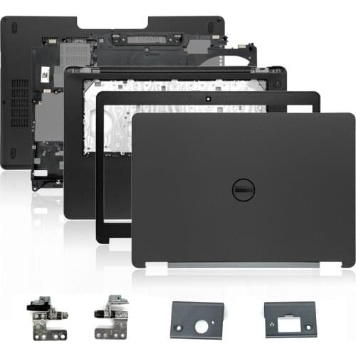 New LCD Back Cover/Front Bezel/Hinges/Palmrest/Bottom Case/Hinge Cover For Dell Latitude E5470 Top Back Housing Case No Touch