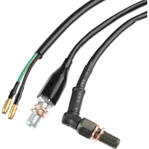 New M10 x 1.25mm Motorcycle Hydraulic Brake Power Switch M10 Tail Light/Power Switch for E-Motorcycle Dirt Pit Bike