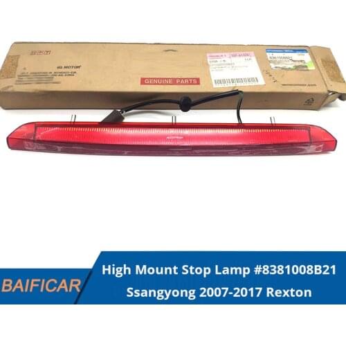 Baificar Brand New Genuine Rear Spoiler High Mount Stop Lamp 8381008B21 For Ssangyong 2007-2017 Rexton OEM Part