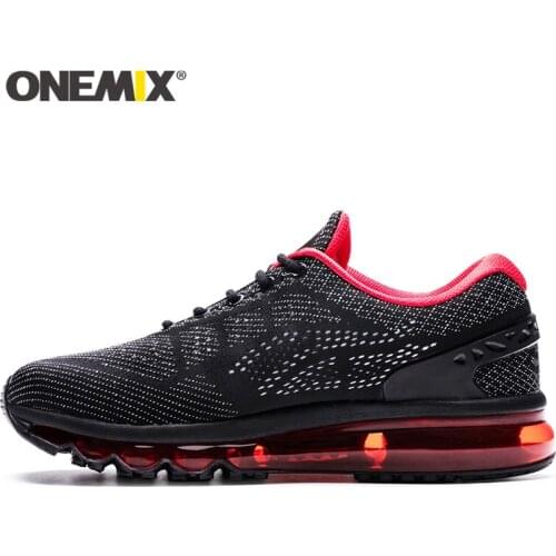 Onemix new men running shoes breathable mesh sport shoes women new athletic outdoor sneakers men zapatos de hombre sze35-47