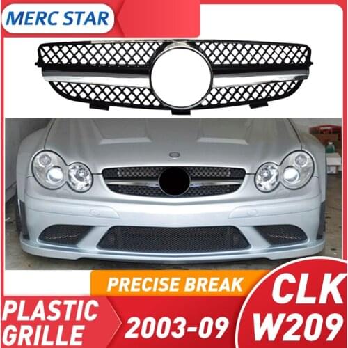 Front Grate suitable for the CLK class W209 GLK320 GLK500 2009-09 with emblem