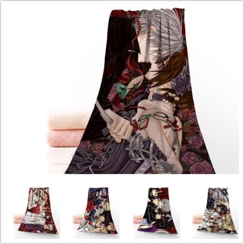 Custom Vampire Knight 35*75cm Face Towels Facecloth Microfiber Washcloth Quick drying Sports Towel