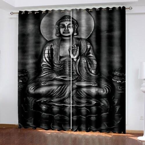Customized size Luxury Blackout 3D Window Curtains For Living Room grey curtains personality curtains